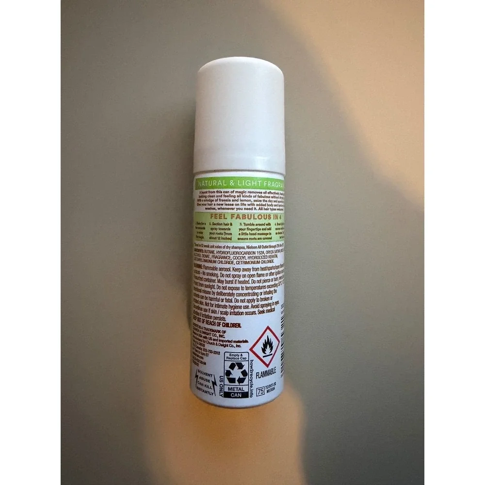Batiste Bare Dry Shampoo Barely Scented with Keratin Travel Size 1.06 oz 30g New